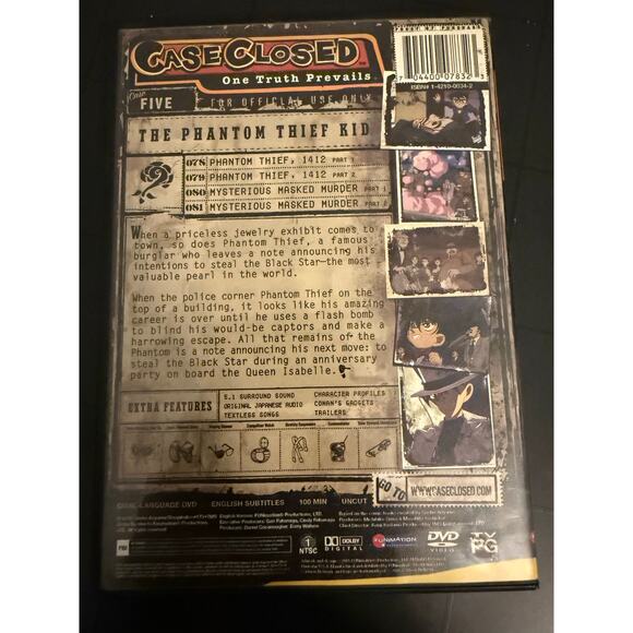 Case Closed: The Phantom Thief Kid DVD (2004) - Picture 2 of 4